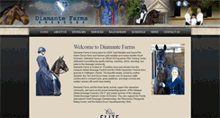 Desktop Screenshot of diamantefarms.com